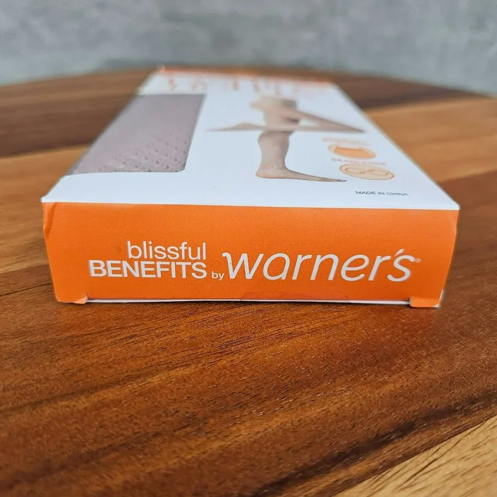 Warners Blissful Benefits Fashion Tights L XL Tawny Nylon Stretch One Pair New